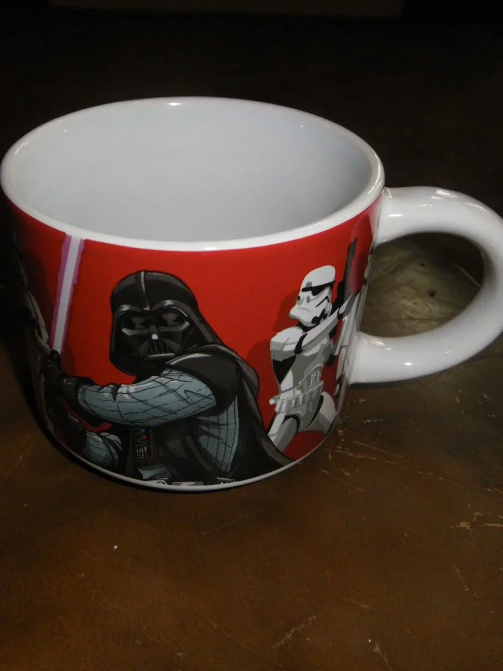Star Wars 10 oz. Coffee Tea Mug Darth Vader Emperor Palpatine Stormtroopers! - Picture 1 of 4